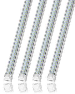 lot 26141 image: SHINESTAR 4-Pack 4FT LED Shop Lights Daylight 5000K, 40W 5500 Lumen Bright T8 LED Tube Light, Linkable Integrated Lighting Fixture for Shop, Garage Ceiling, Basement, Warehouse, Workshop, Plug in