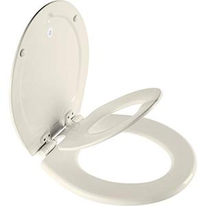 lot 26157 image: Mayfair 888SLOW 346 NextStep2 Toilet-Seats, Round, BiscuitLinen