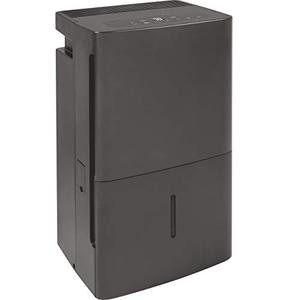 lot 26160 image: GE Energy Star Portable Dehumidifier 50 Pint  Perfect for Bedroom, Basement & Garage  Ideal for High Humidity Areas  Built-in Pump Eliminates Need to Check Water Levels, Grey