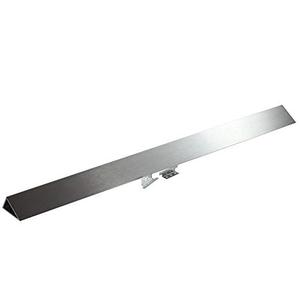 lot 26169 image: Whirlpool W10113901A Slide-in Range Rear Filler Kit, Stainless Steel