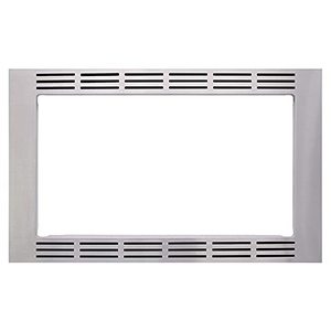 lot 26180 image: Panasonic 30-inch Trim Kit, Stainless Steel, for use with 2.2 cu ft Microwave Ovens �� NN-TK932SS