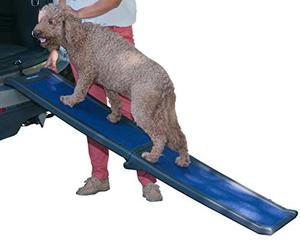 lot 26184 image: Pet Gear Travel Lite Bi-Fold Ramp for CatsDogs, LightweightPortable, Safety Tether Included, Rubber Grippers for Stability