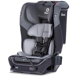 lot 36358 image: Diono Radian 3QX 4-in-1 Rear & Forward Facing Convertible Car Seat  Safe Engineering 3 Stage Infant Protection, 10 Years 1 Car Seat, Ultimate Protection  Slim Design - Fits 3 Across, Gray Slate