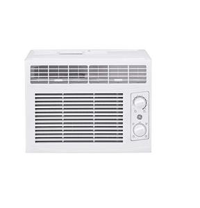 lot 36373 image: GE 5,000 BTU Mechanical Window Air Conditioner, Cools up to 150 sq. Ft, Easy Install Kit Included, White