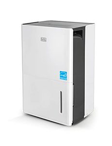 lot 36375 image: BLACKDECKER 4500 Sq. Ft. Dehumidifier with Built-In Drain Pump for Continuous Drainage, for Large Spaces and Basements, Energy Star, Digital, BD50PMWSA, White