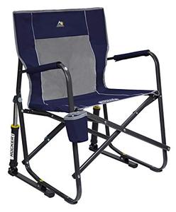 lot 36426 image: GCI Outdoor 37060 Freestyle Rocker Portable Folding Rocking Chair, Indigo Blue