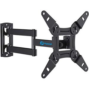lot 36431 image: Full Motion TV Monitor Wall Mount Bracket Articulating Arms Swivels Tilts Extension Rotation for Most 13-42 Inch LED LCD Flat Curved Screen TVs & Monitors, Max VESA 200x200mm up to 44lbs by Pipishell