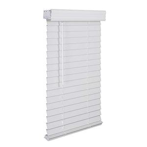 lot 36453 image: LOTUS & WINDOWARE 2 Faux Wood Blind, 23 x 36, White