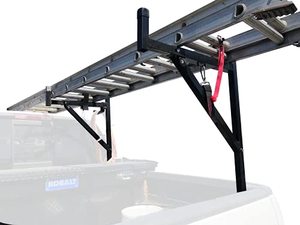 lot 36462 image: MaxxHaul 70233 Heavy Duty Ladder Rack. , Black