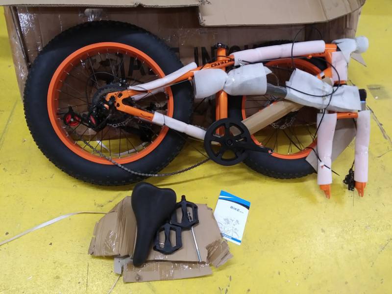 Beinaiqi Cavalier Fat Bike Orange A1 Topeka Presents As the