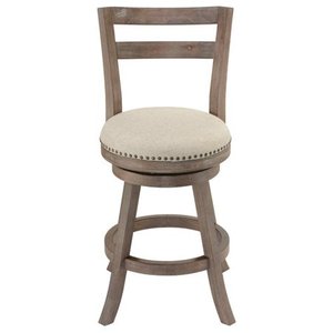 lot 1891 image: Cortesi Home Harper 25 Swivel Bar Stool -Retail $169.99