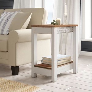lot 1944 image: Marleigh Wood End Table Retail $142.99