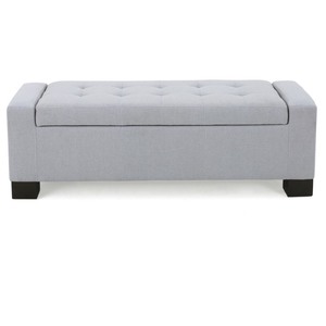 lot 1951 image: Lawton Fabric Storage Ottoman Bench by Christopher Knight Home Retail$177.99