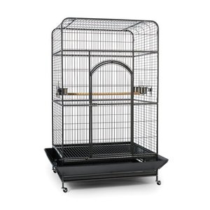 lot 1987 image: PARTIAL BOX 1 OF 2 Prevue Pet Products Empire Extra Large Bird Cage - Black Hammertone Retail $717.99