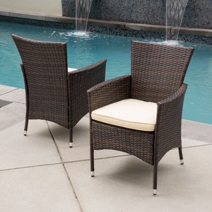 lot 1941 image: Tustin Outdoor Dinning Chairs (Set of 2) -Retail $236.99