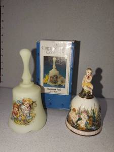 lot 1049 image: Fenton Campbell Kids collection Summer Fun bell with Reuge Swiss musical plays L amour est bleu