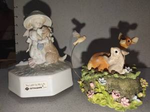 lot 1050 image: Otagiri You light up my life musical with Music Box Company forest friends