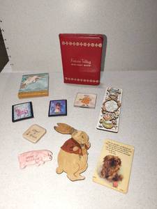 lot 1154 image: Fortune telling birthday book with assorted magnets