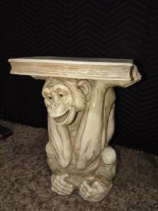 lot 1198 image: Monkey table approximately 20 in tall