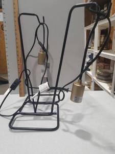 lot 2012 image: 2 Desk lamps. Approximately 18 inches tall