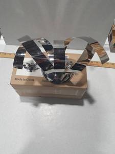 lot 2014 image: Chrome wall light fixture