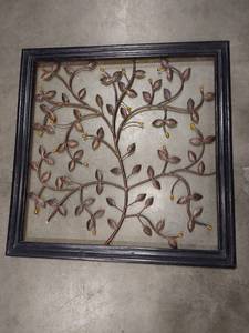 lot 6003 image: World Market metal framed tree decor 30 x 30 in