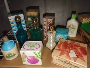 lot 3034 image: Avon decanters toiletries
