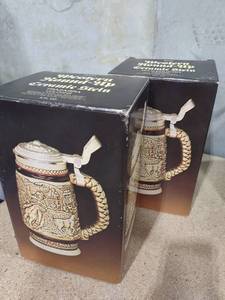 lot 3074 image: Avon stein decanters