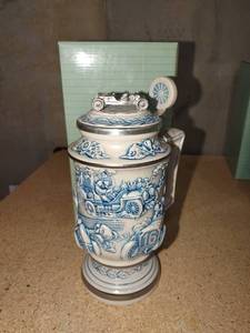 lot 3077 image: Avon racing car stein with box