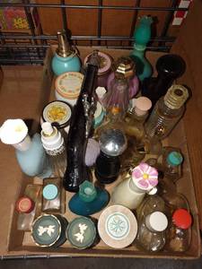 lot 3120 image: Avon empty bottles