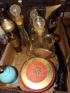 lot 3123 image: Avon empty bottles