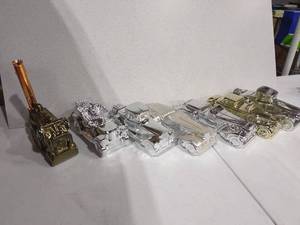 lot 3145 image: Avon glass vehicle cologne decanters