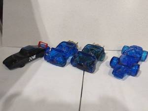 lot 3151 image: Avon glass vehicle cologne decanters