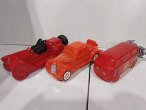lot 3152 image: Avon glass vehicle cologne decanters
