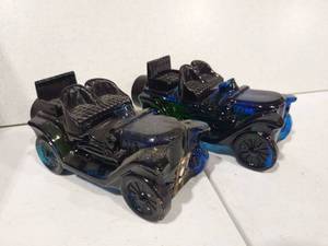 lot 3154 image: Avon glass vehicle cologne decanters