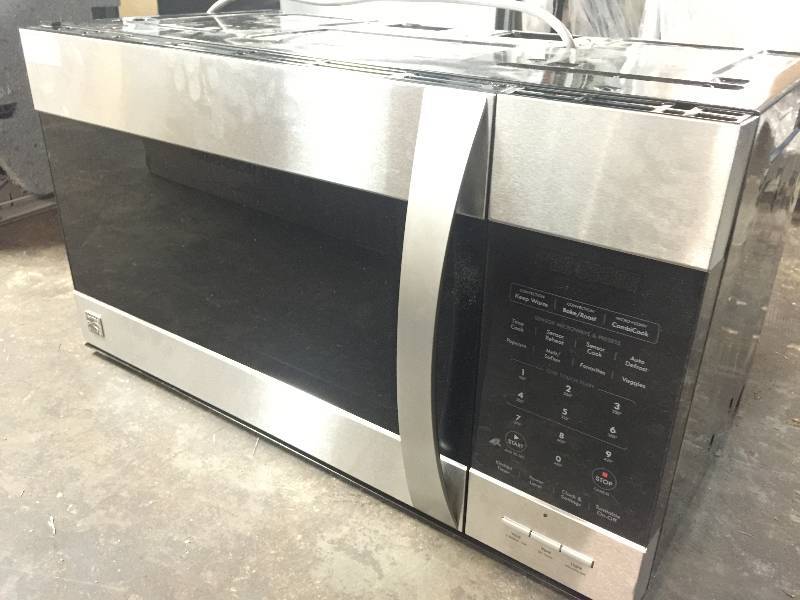 Kenmore Elite 80363 1 5 Cu Ft Over The Range Convection Microwave Stainless Steel Outdoor Indoor Bargains South Kc Grandview Equip Bid Kenmore Elite 80363 1 5 Cu Ft Over