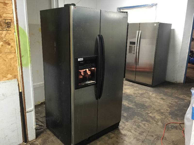 lot 9062 image: KENMORE 5693 Side-by-Side 25.4 CU FT WITH THROUGH THE DOOR ICE FEATURE