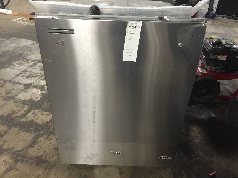 lot 9070 image: Whirlpool WDT720PADM  Fully Integrated Dishwasher with 5 Wash Cycles, AccuSense Soil Sensor, 1-Hour Wash Cycle, AnyWare Plus Silverware Basket with Silverware Spray, Triple Filtration System and Silence Rating of 51 dB Stainless Steel