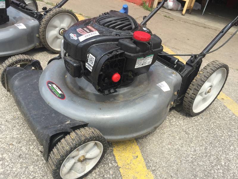 lot 9074 image: Craftsman 5.0 Engine Torque Rear Bag Push Mower