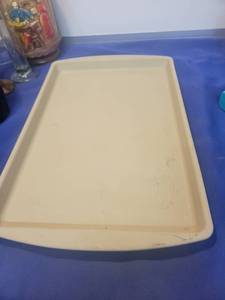 lot 3422 image: Like new Is pampered chef stoneware 18 by 11
