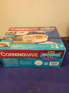 lot 3446 image: Six piece corningware set 2 12 qt dish Is new inbox