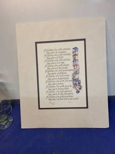 lot 3481 image: Children sign 14 by 17