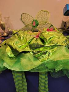 lot 3505 image: Tinkerbell costume size large 11 to 13