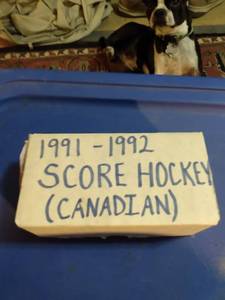 lot 4002 image: 1991-1992 score hockey Canadian set