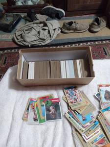lot 4015 image: shoe box of mixed baseball mixed makers and dates