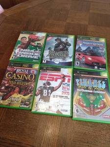 lot 4037 image: 6 mixed xbox games includes Medal of honor game