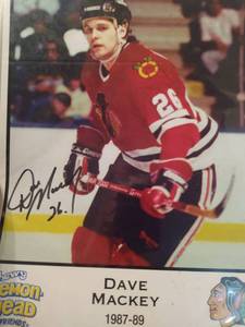 lot 4052 image: Dave Mackey autograph