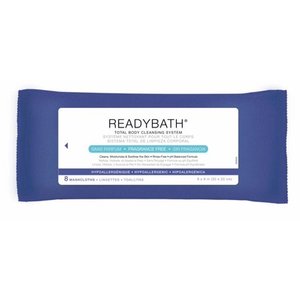 lot 2956 image: Medline ReadyBath Total Body Cleansing Standard Weight Washcloths