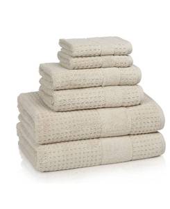 lot 2959 image: Cassadecor Checkered 100% Turkish Cotton Towel Set