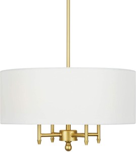 lot 2924 image: Modern 4 Light Chandelier
